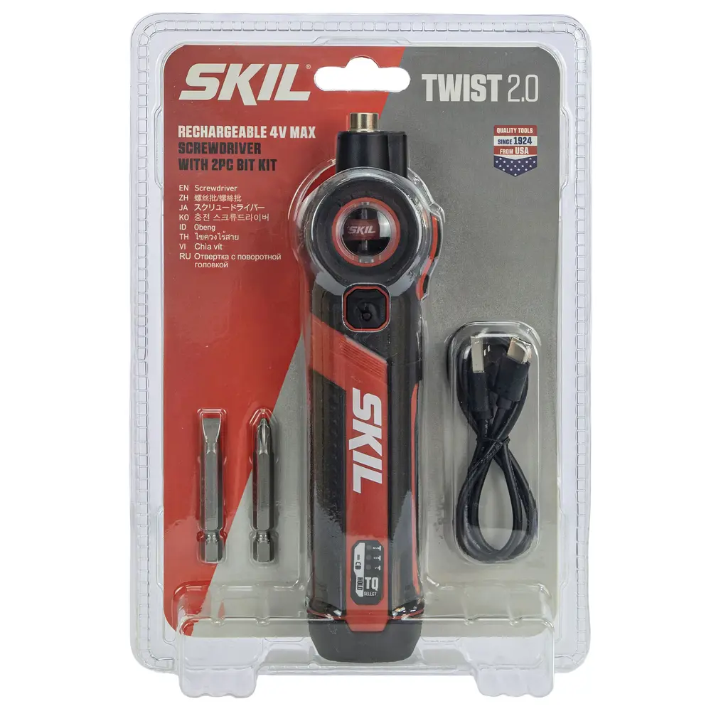Фото 8 Аккумуляторная отвертка Skil SD5619 Twist 2.0 4V