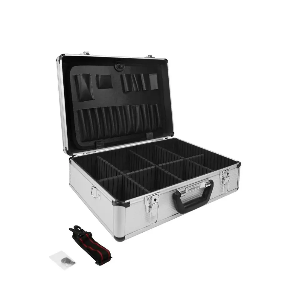 Фото Ящик для инструментов Vertextools 450x330x150 мм, ABS-пластик Фото Ящик для инструментов Vertextools 450x330x150 мм, ABS-пластик