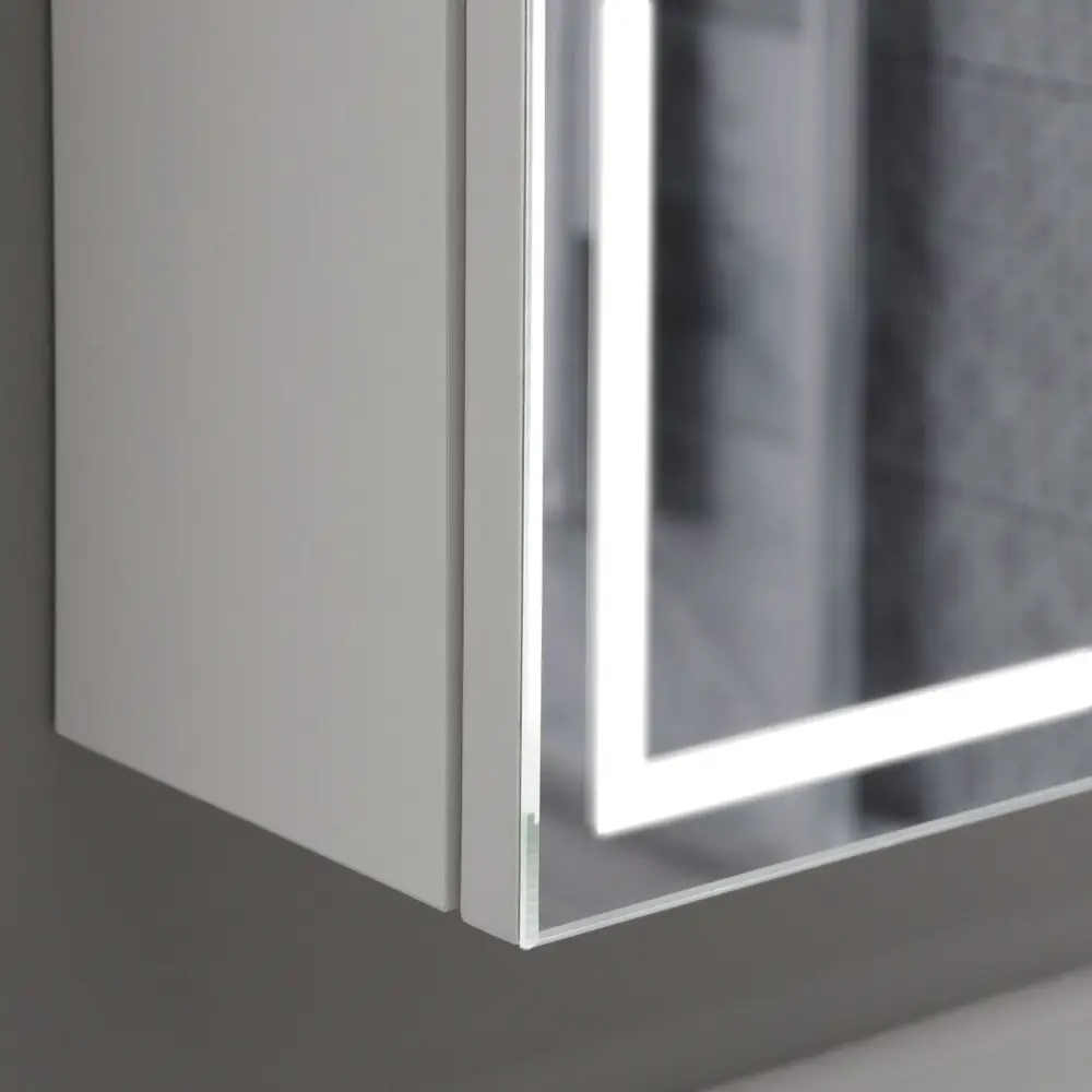 Фото 18 Шкаф для ванной комнаты Итана 4657826229717 с подсветкой 79x100см