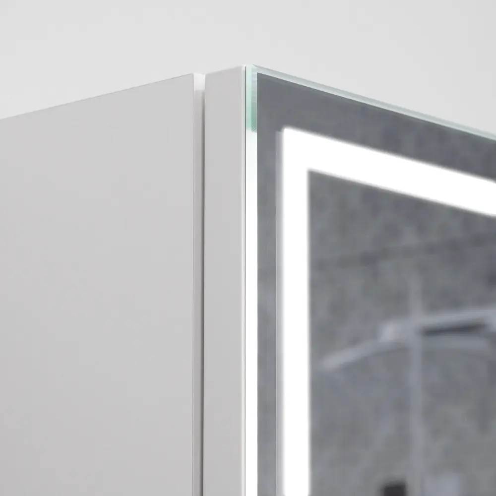 Фото 20 Шкаф для ванной комнаты Итана 4657826229717 с подсветкой 79x100см