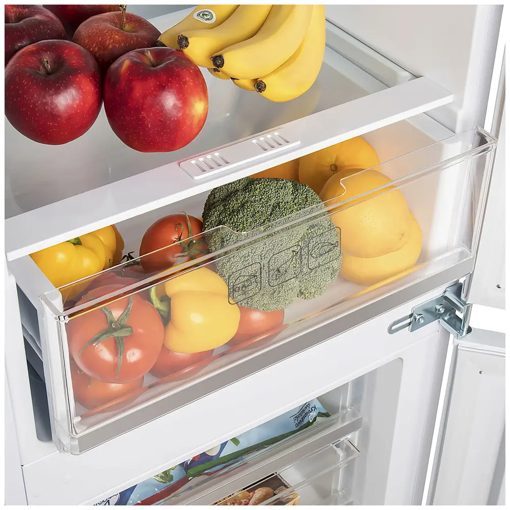 Фото 6 Встраиваемый холодильник Homsair FB177SW Inverter 54x177.6 см цвет белый Фото 6 Встраиваемый холодильник Homsair FB177SW Inverter 54x177.6 см цвет белый