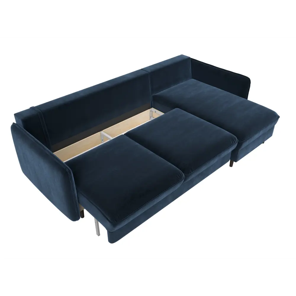 Фото 8 Диван угловой Лига-064 НПБ Лига диванов 129628 248x98x163 см велюр цвет tower 13 синий Фото 8 Диван угловой Лига-064 НПБ Лига диванов 129628 248x98x163 см велюр цвет tower 13 синий