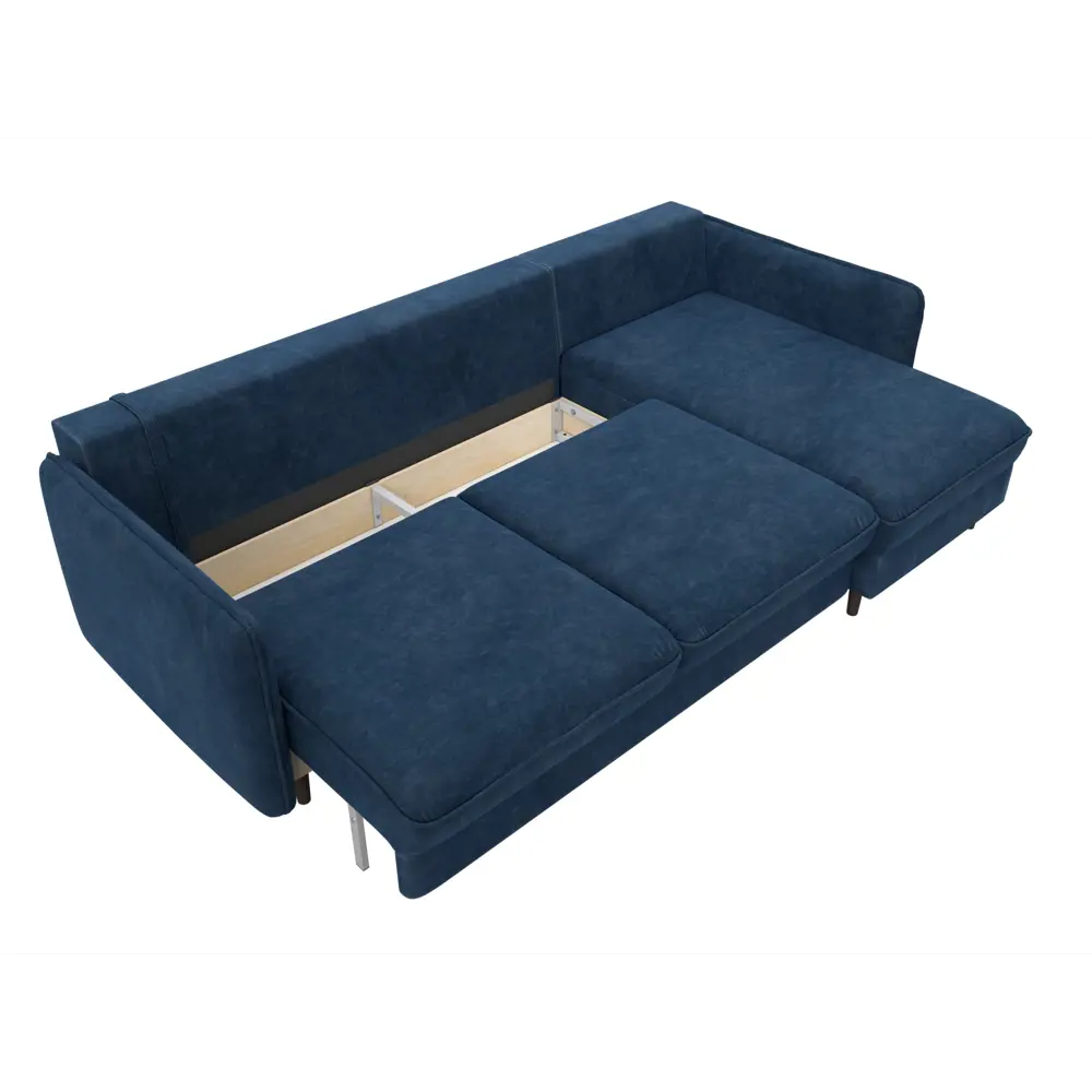 Фото 7 Диван угловой Лига-064 НПБ Лига диванов 129643 248x98x163 см велюр цвет brut 11 синий Фото 7 Диван угловой Лига-064 НПБ Лига диванов 129643 248x98x163 см велюр цвет brut 11 синий