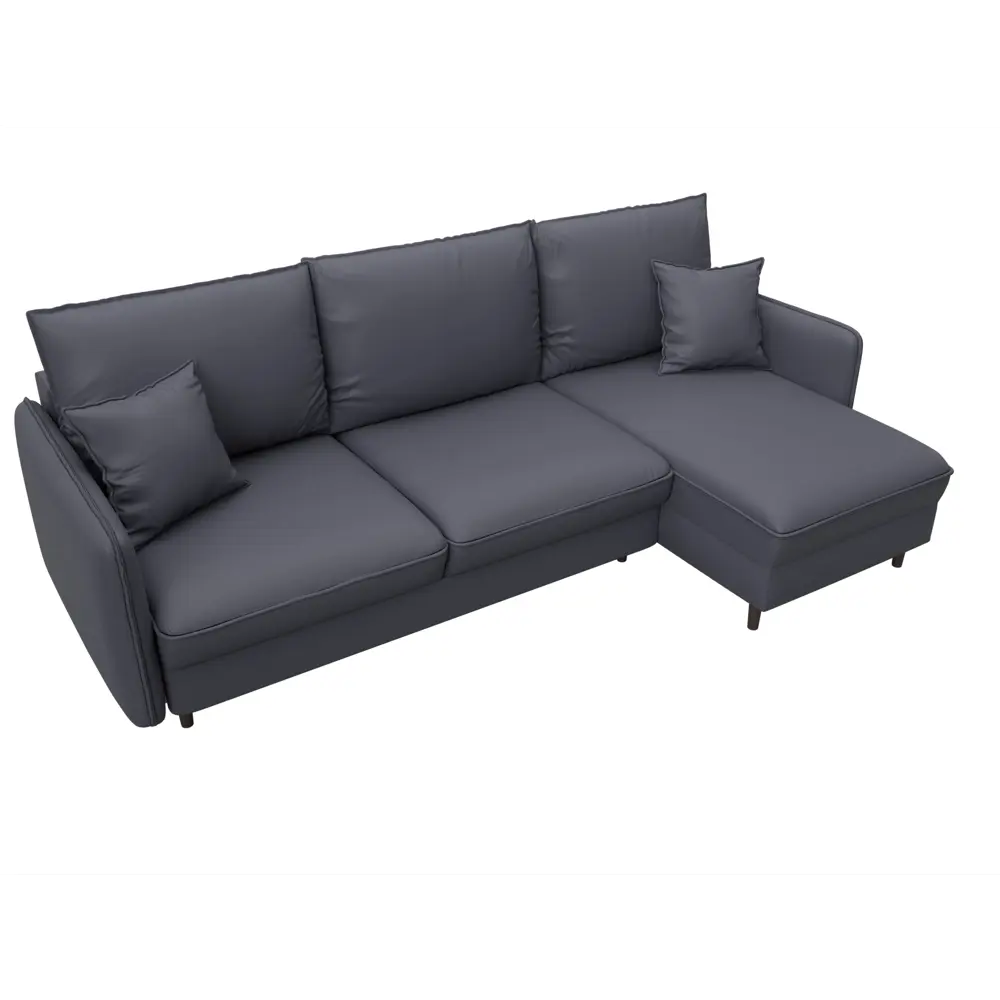 Фото 6 Диван угловой Лига-064 НПБ Лига диванов 129934 248x98x163 см экокожа цвет grifon 15 серый Фото 6 Диван угловой Лига-064 НПБ Лига диванов 129934 248x98x163 см экокожа цвет grifon 15 серый