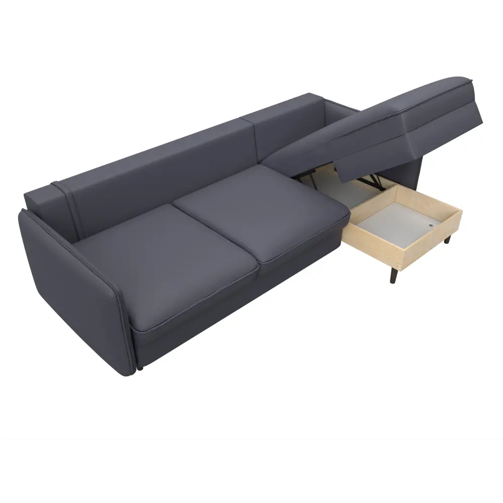 Фото 9 Диван угловой Лига-064 НПБ Лига диванов 129934 248x98x163 см экокожа цвет grifon 15 серый Фото 9 Диван угловой Лига-064 НПБ Лига диванов 129934 248x98x163 см экокожа цвет grifon 15 серый