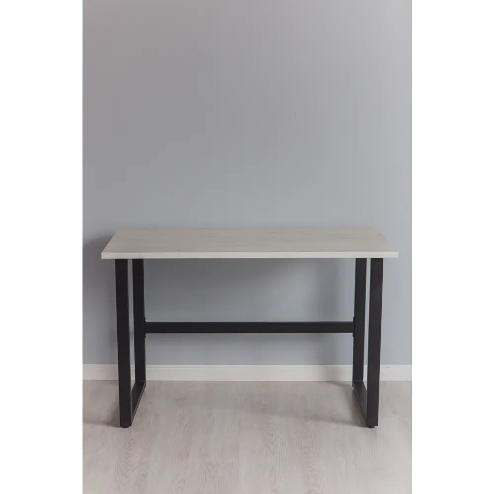 Фото 3 Стол компьютерный Diko loft Good desk loft 75x75x55 см ЛДСП цвет беленый дуб / белый Фото 3 Стол компьютерный Diko loft Good desk loft 75x75x55 см ЛДСП цвет беленый дуб / белый