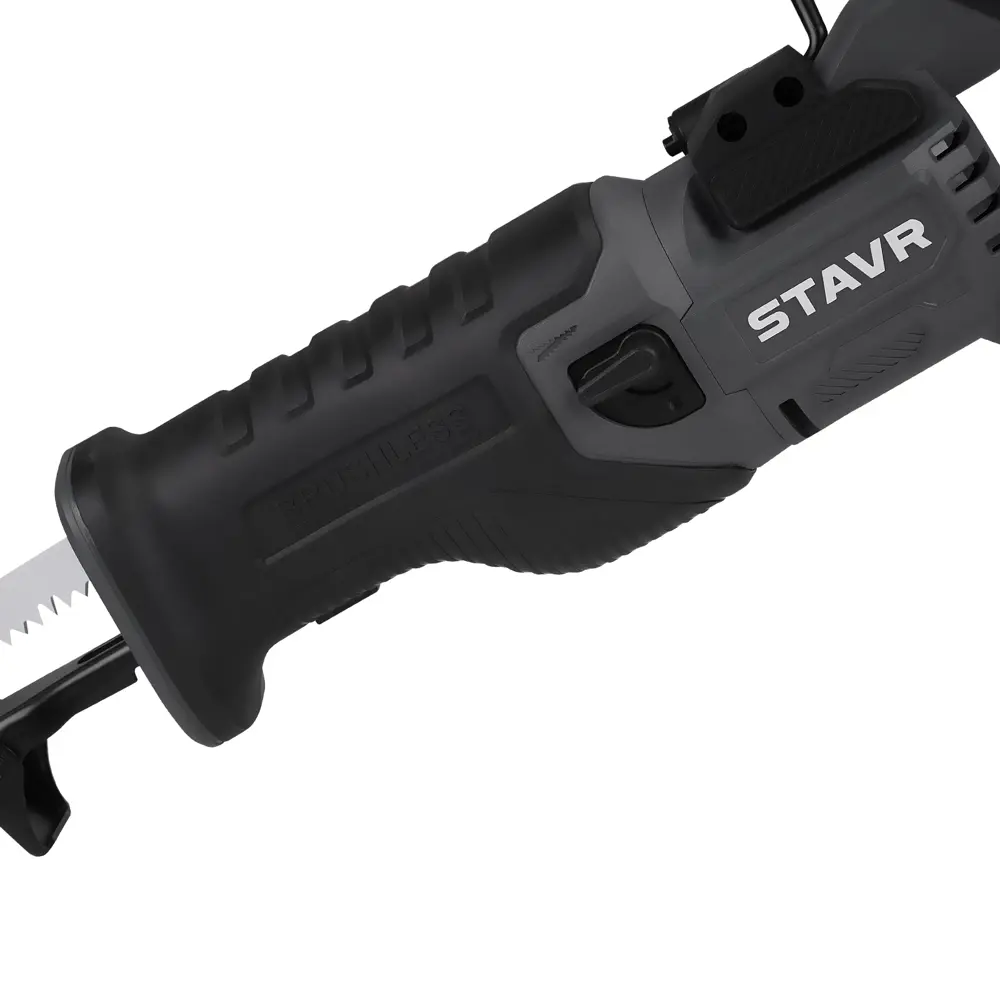 Фото 3 Пила сабельная аккумуляторная Stavr SRS 18BL-255V 18 В без АКБ и ЗУ Фото 3 Пила сабельная аккумуляторная Stavr SRS 18BL-255V 18 В без АКБ и ЗУ