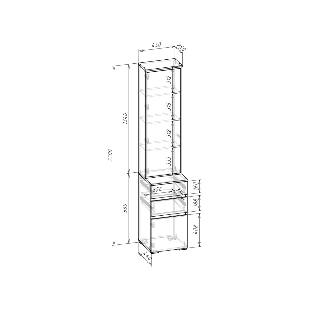 Фото 4 Комплект мебели для прихожей Сима-ленд Лора 135x220x45 см ЛДСП цвет графит Фото 4 Комплект мебели для прихожей Сима-ленд Лора 135x220x45 см ЛДСП цвет графит