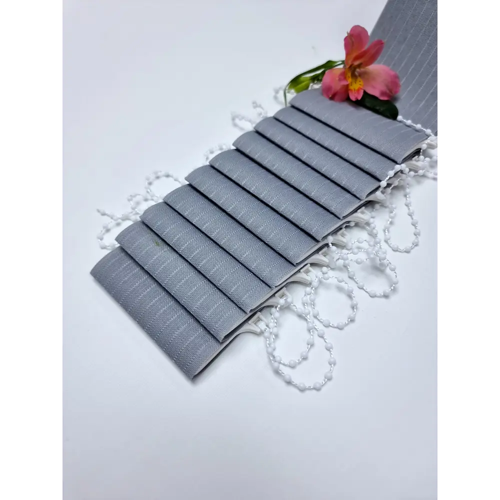 Фото 4 Ламели для вертикальных жалюзи Бинар Лайн 130 см полиэстер цвет серый 25 шт