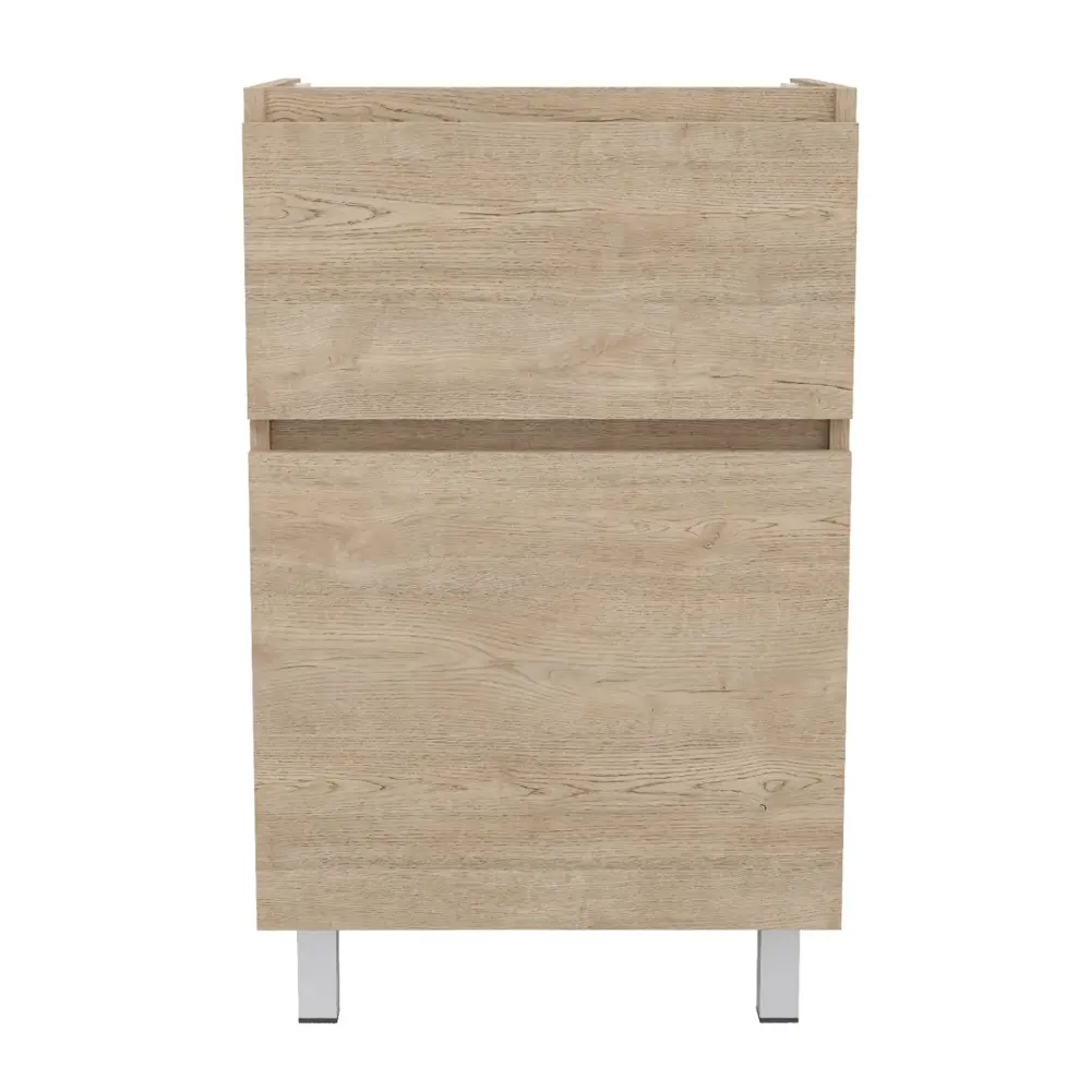 Фото 6 Тумба напольная с раковиной для ванной Teymi Laina 50 см дуб светлый раковина Ritta 50 F16047