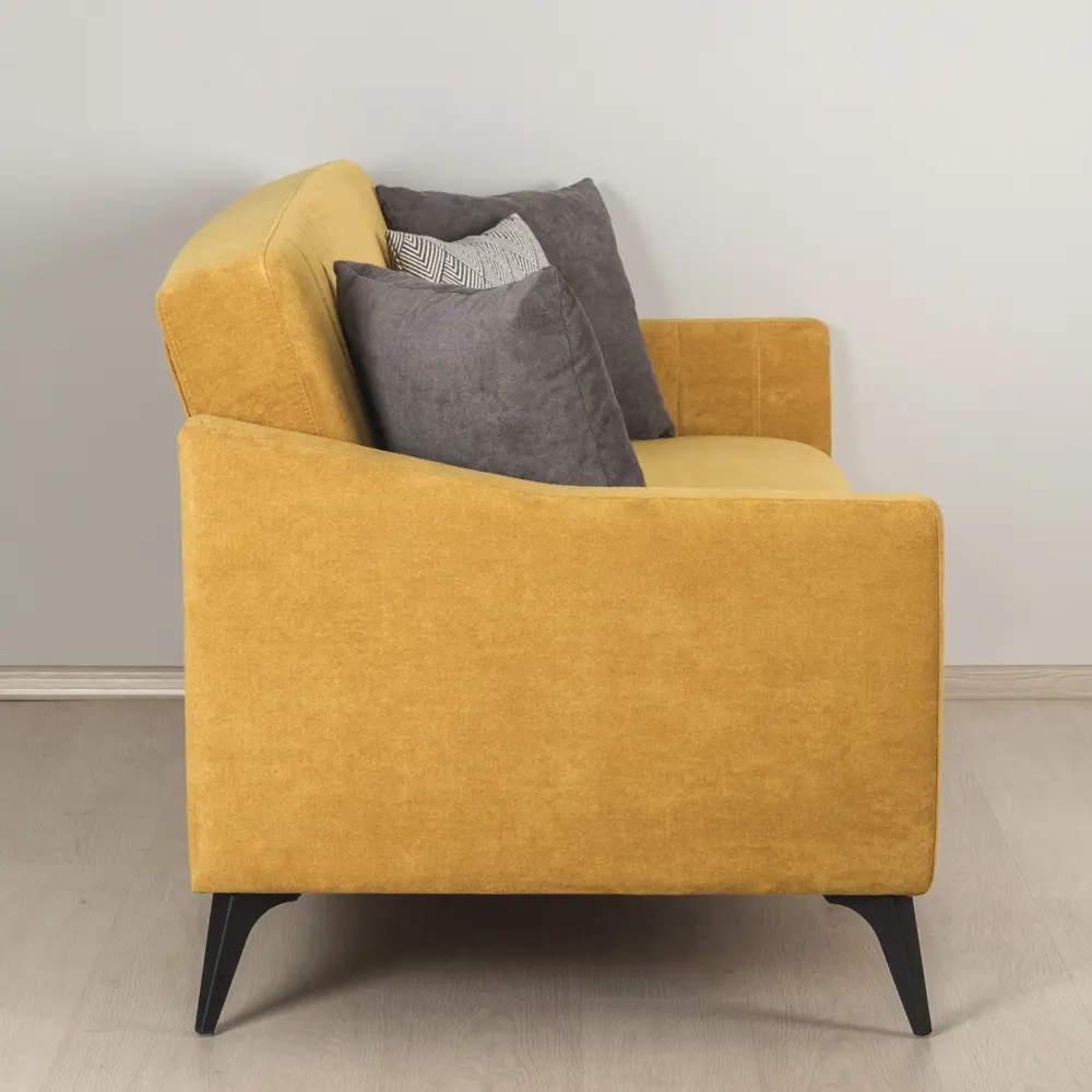 Фото 12 Диван Моби Боне 01.02 220x88x92 см ЛДСП цвет горчичный Фото 12 Диван Моби Боне 01.02 220x88x92 см ЛДСП цвет горчичный