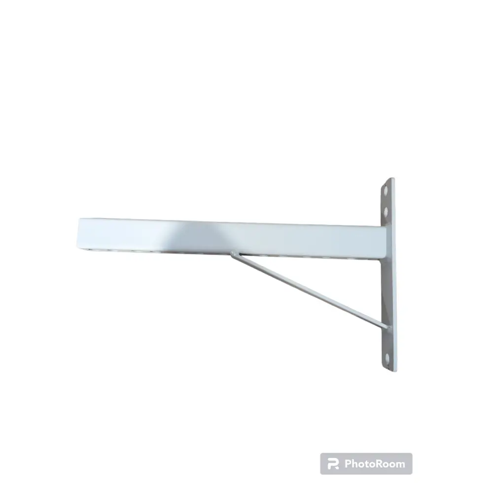 Фото Кронштейн 400 R 4x22 см нагрузка до 60 кг цвет белый Фото Кронштейн 400 R 4x22 см нагрузка до 60 кг цвет белый