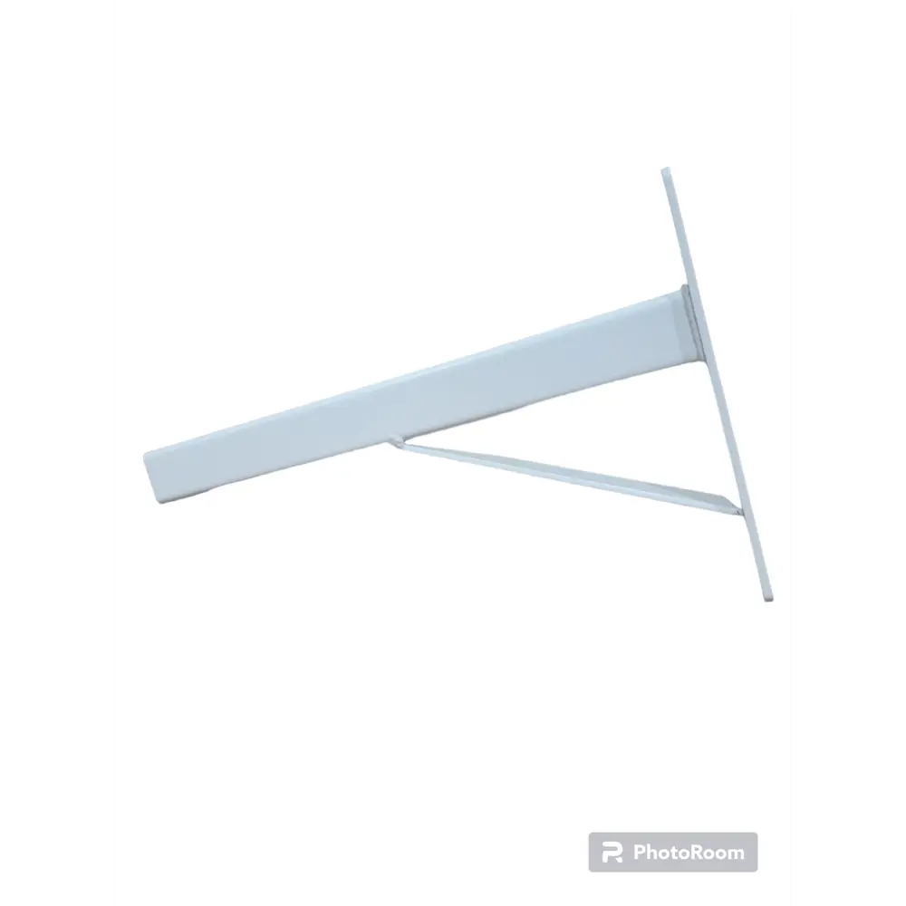 Фото 2 Кронштейн 400 R 4x22 см нагрузка до 60 кг цвет белый Фото 2 Кронштейн 400 R 4x22 см нагрузка до 60 кг цвет белый