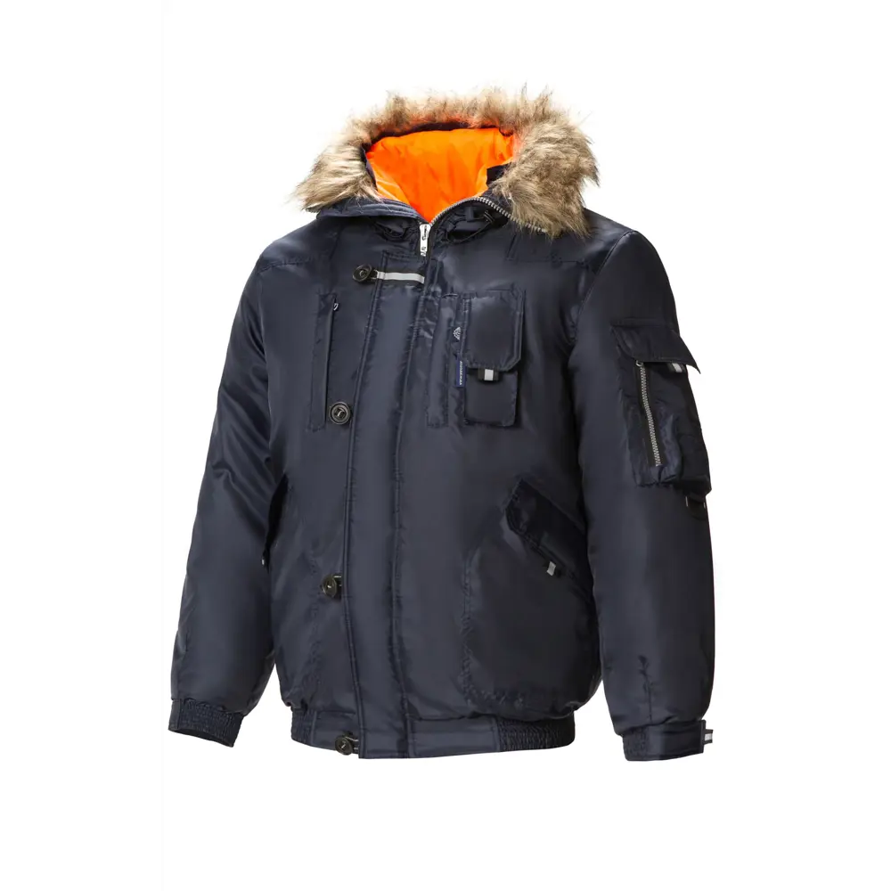Фото Куртка рабочая утепленная Союзспецодежда Север темно-синяя/оранжевая размер 60-62 рост 170-176 см Фото Куртка рабочая утепленная Союзспецодежда Север темно-синяя/оранжевая размер 60-62 рост 170-176 см