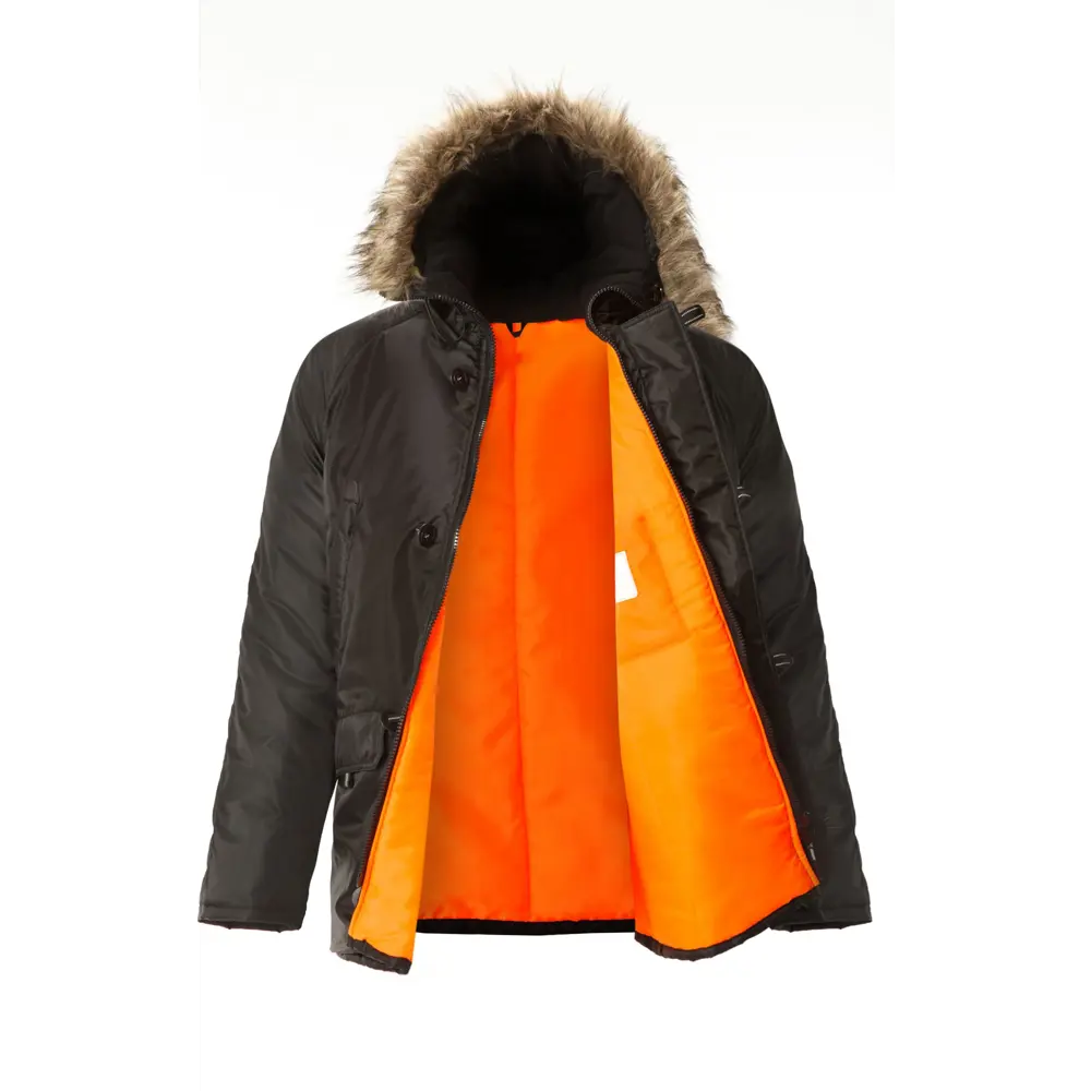 Фото 4 Куртка рабочая утепленная Союзспецодежда Север черная/оранжевая размер 60-62 рост 170-176 см Фото 4 Куртка рабочая утепленная Союзспецодежда Север черная/оранжевая размер 60-62 рост 170-176 см