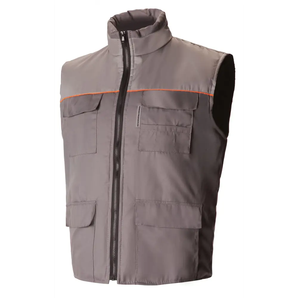 Фото Жилет рабочий утепленный Союзспецодежда Профессионал темно-серый/светло-серый размер 64-66 рост 170-176 см