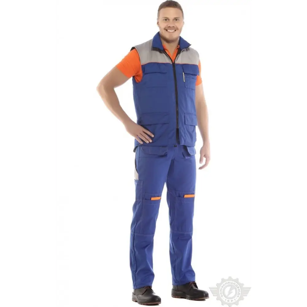 Фото 8 Жилет рабочий утепленный Союзспецодежда Профессионал василёк/светло-серый размер 52-54 рост 182-188 см Фото 8 Жилет рабочий утепленный Союзспецодежда Профессионал василёк/светло-серый размер 52-54 рост 182-188 см