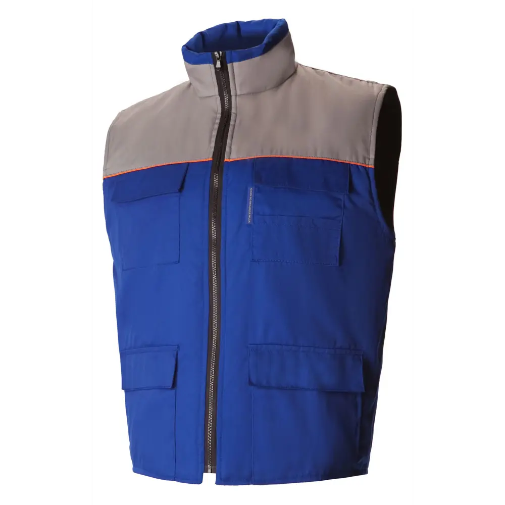 Фото Жилет рабочий утепленный Союзспецодежда Профессионал василёк/светло-серый размер 64-66 рост 170-176 см Фото Жилет рабочий утепленный Союзспецодежда Профессионал василёк/светло-серый размер 64-66 рост 170-176 см