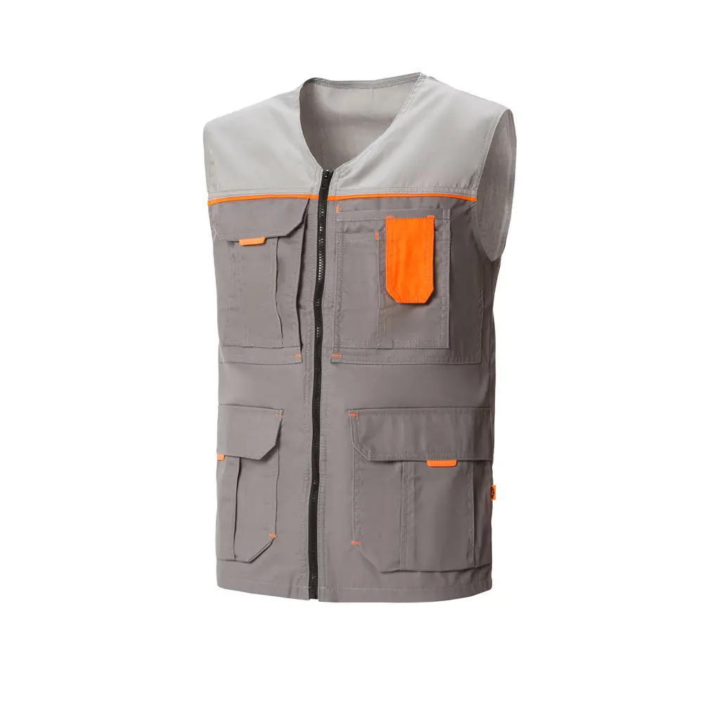 Фото Жилет рабочий Союзспецодежда Профессионал темно-серый/светло-серый размер 56-58 рост 182-188 см