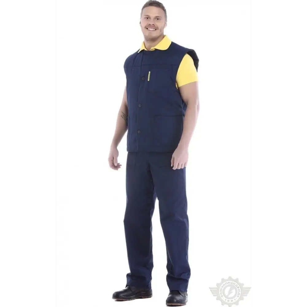 Фото 4 Жилет рабочий утепленный Союзспецодежда Эксперт темно-синий размер 56-58 рост 158-188 см Фото 4 Жилет рабочий утепленный Союзспецодежда Эксперт темно-синий размер 56-58 рост 158-188 см