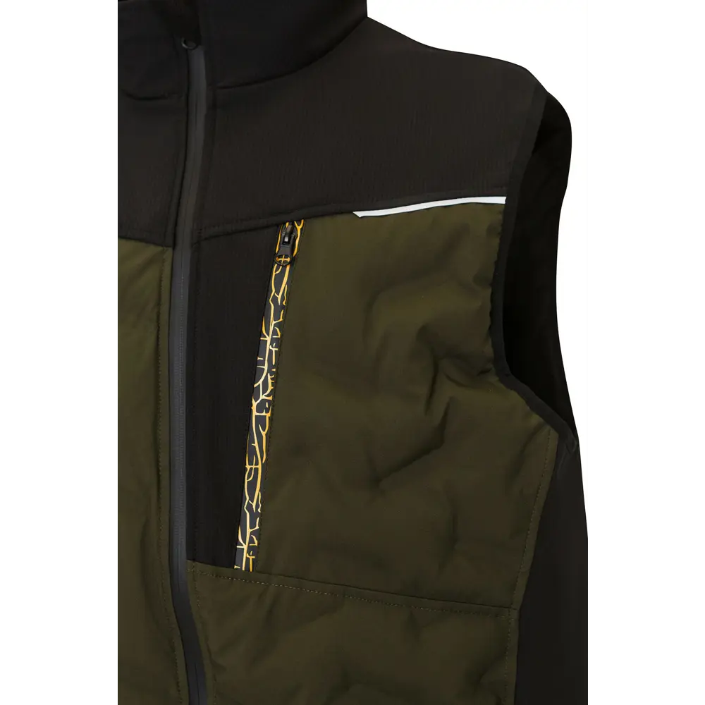 Фото 7 Жилет рабочий утепленный Союзспецодежда Юринокс Фьюжн хаки/черный размер 56-58 рост 182-188 см