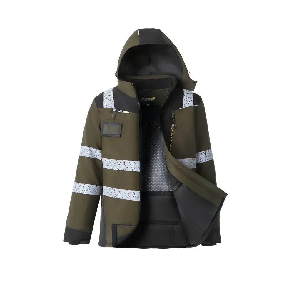 Фото 4 Куртка рабочая утепленная Союзспецодежда Юринокс Макс хаки/черная размер 48-50 рост 170-176 см