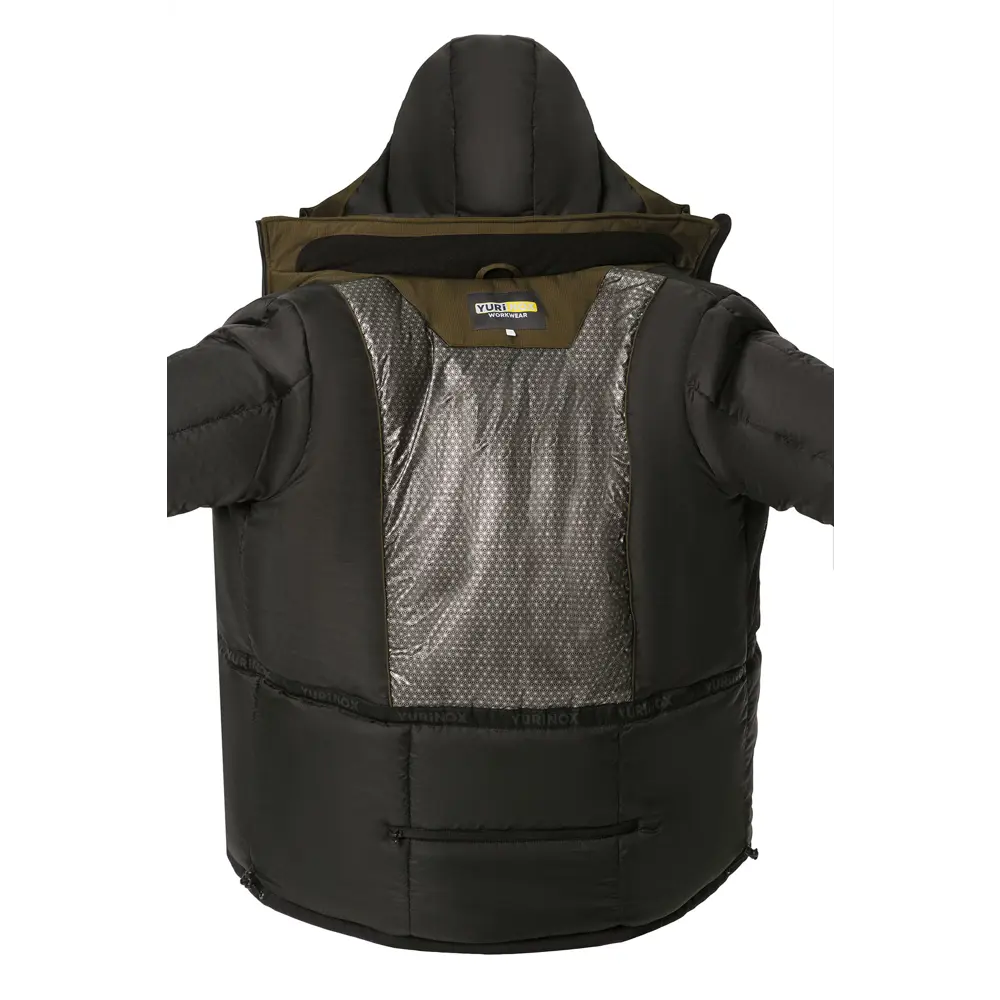 Фото 5 Куртка рабочая утепленная Союзспецодежда Юринокс Макс хаки/черная размер 60-62 рост 170-176 см