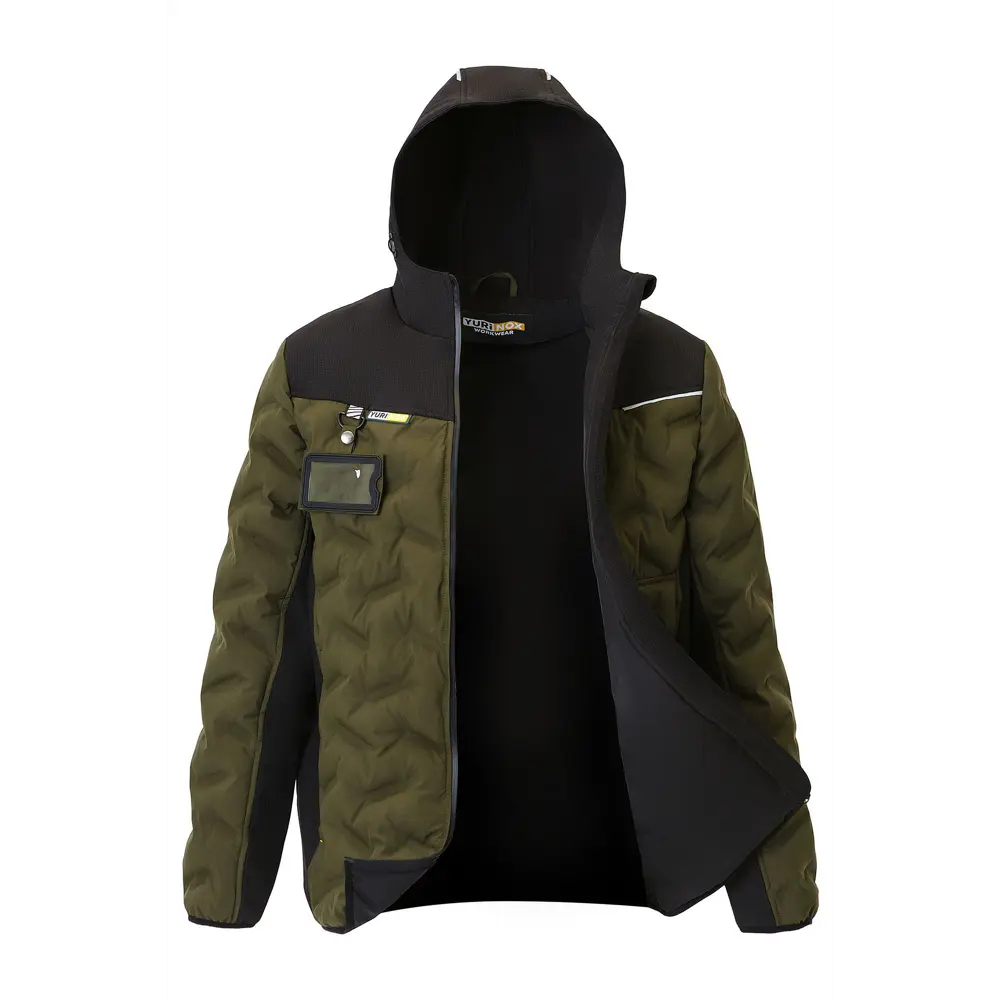 Фото 5 Куртка рабочая утепленная Союзспецодежда Юринокс Фьюжн хаки/черная размер 48-50 рост 182-188 см Фото 5 Куртка рабочая утепленная Союзспецодежда Юринокс Фьюжн хаки/черная размер 48-50 рост 182-188 см