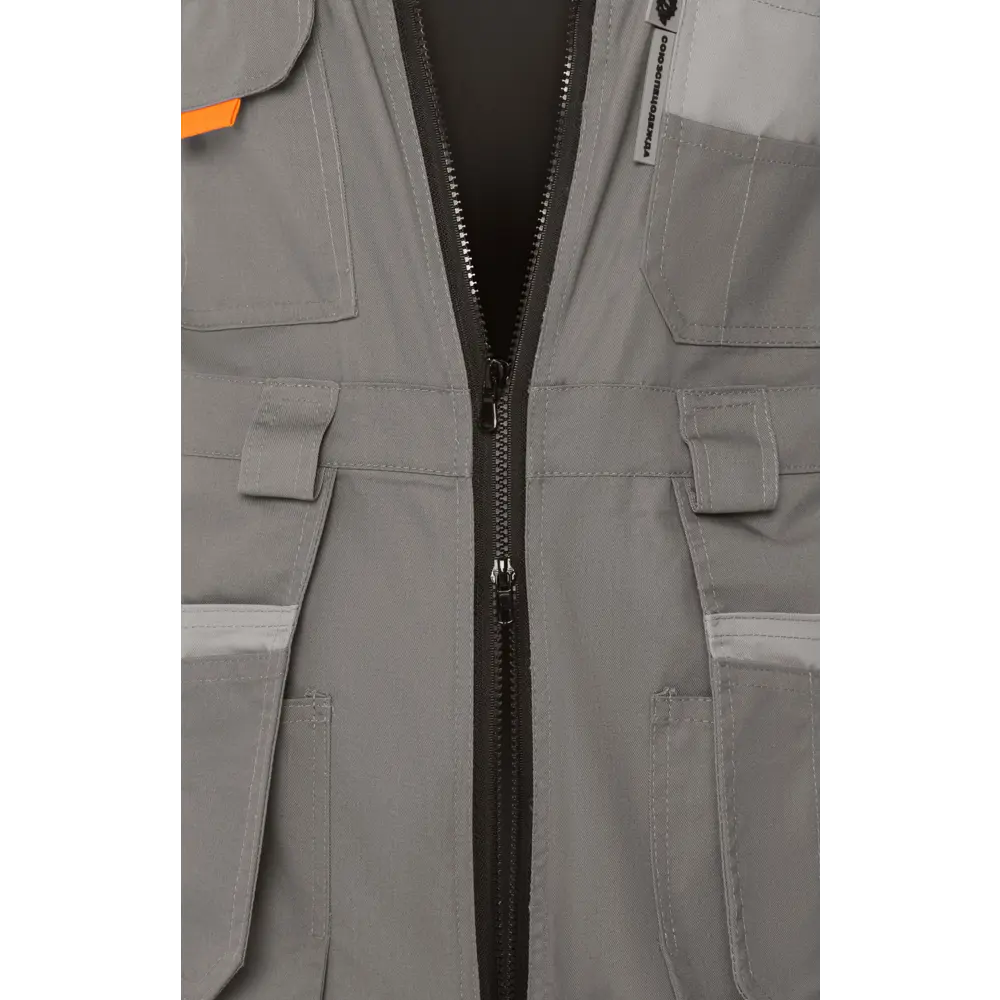 Фото 4 Полукомбинезон рабочий Союзспецодежда Профессионал темно-серый размер 56-58 рост 170-176 см