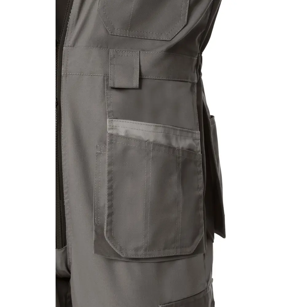 Фото 5 Полукомбинезон рабочий Союзспецодежда Профессионал темно-серый размер 56-58 рост 170-176 см