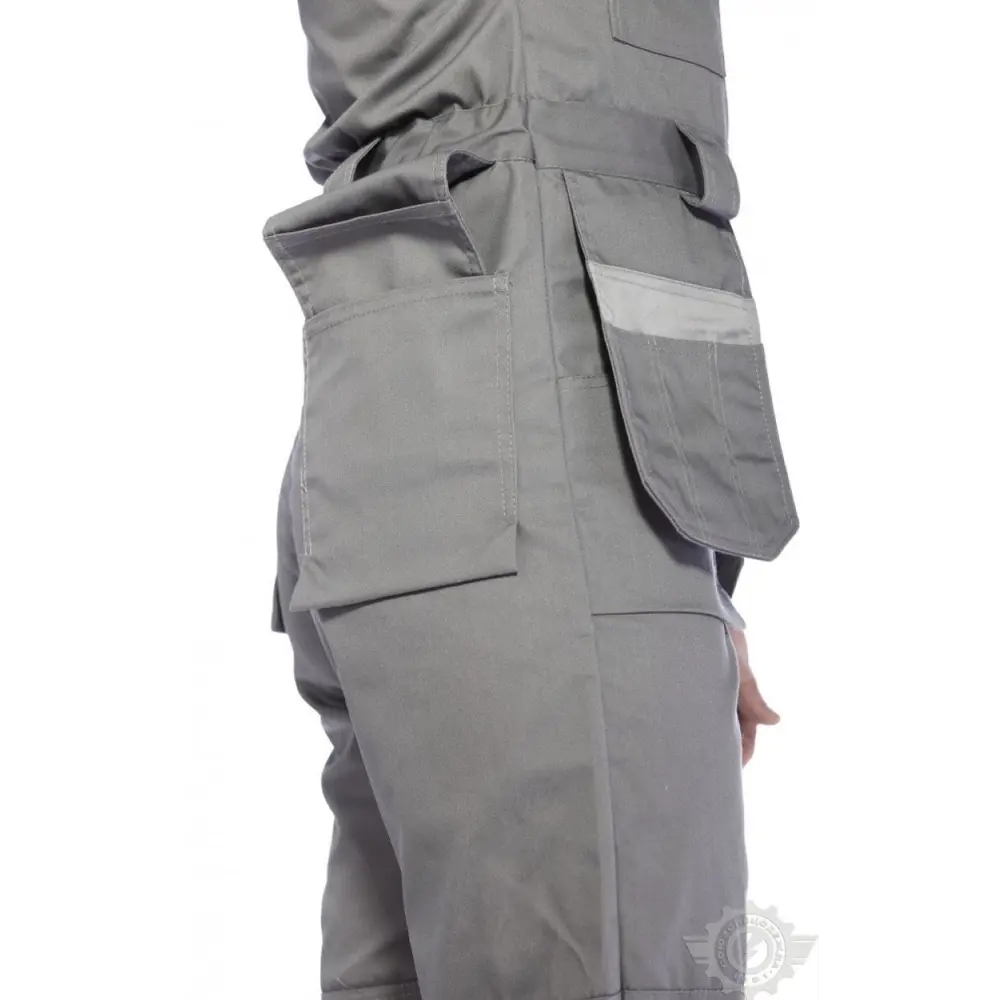 Фото 8 Полукомбинезон рабочий Союзспецодежда Профессионал темно-серый размер 56-58 рост 170-176 см