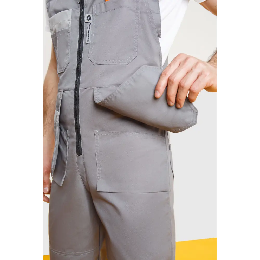 Фото 5 Полукомбинезон рабочий Союзспецодежда Профессионал-2 темно-серый/светло-серый размер 48-50 рост 170-176 см Фото 5 Полукомбинезон рабочий Союзспецодежда Профессионал-2 темно-серый/светло-серый размер 48-50 рост 170-176 см