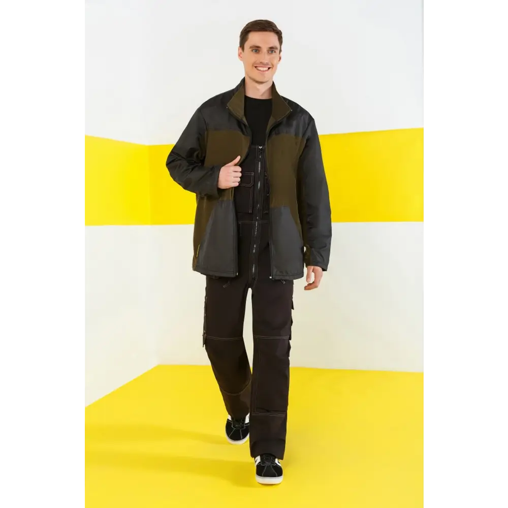 Фото 4 Полукомбинезон рабочий Союзспецодежда Union Space черный размер 56-58 рост 170-176 см