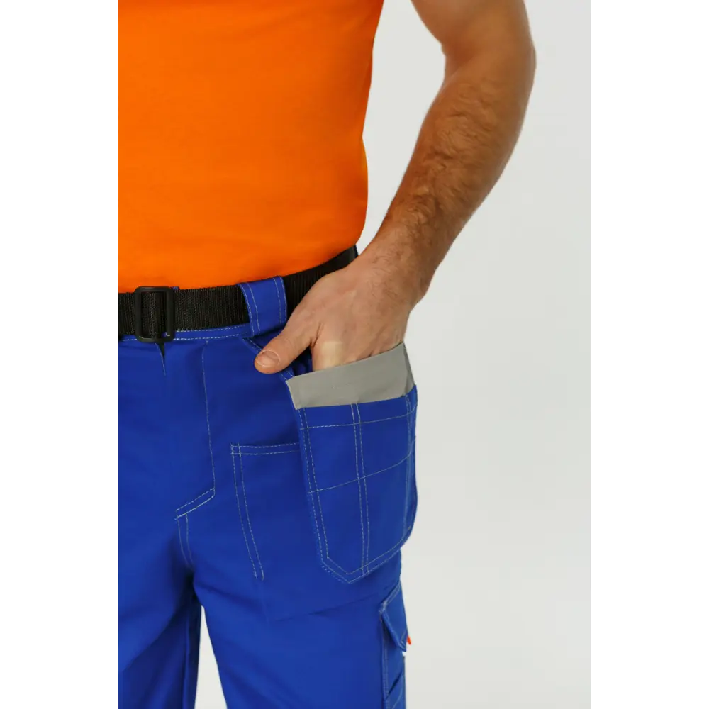 Фото 7 Брюки рабочие Союзспецодежда Профессионал василек/светло-серые размер 44-46 рост 170-176 см Фото 7 Брюки рабочие Союзспецодежда Профессионал василек/светло-серые размер 44-46 рост 170-176 см