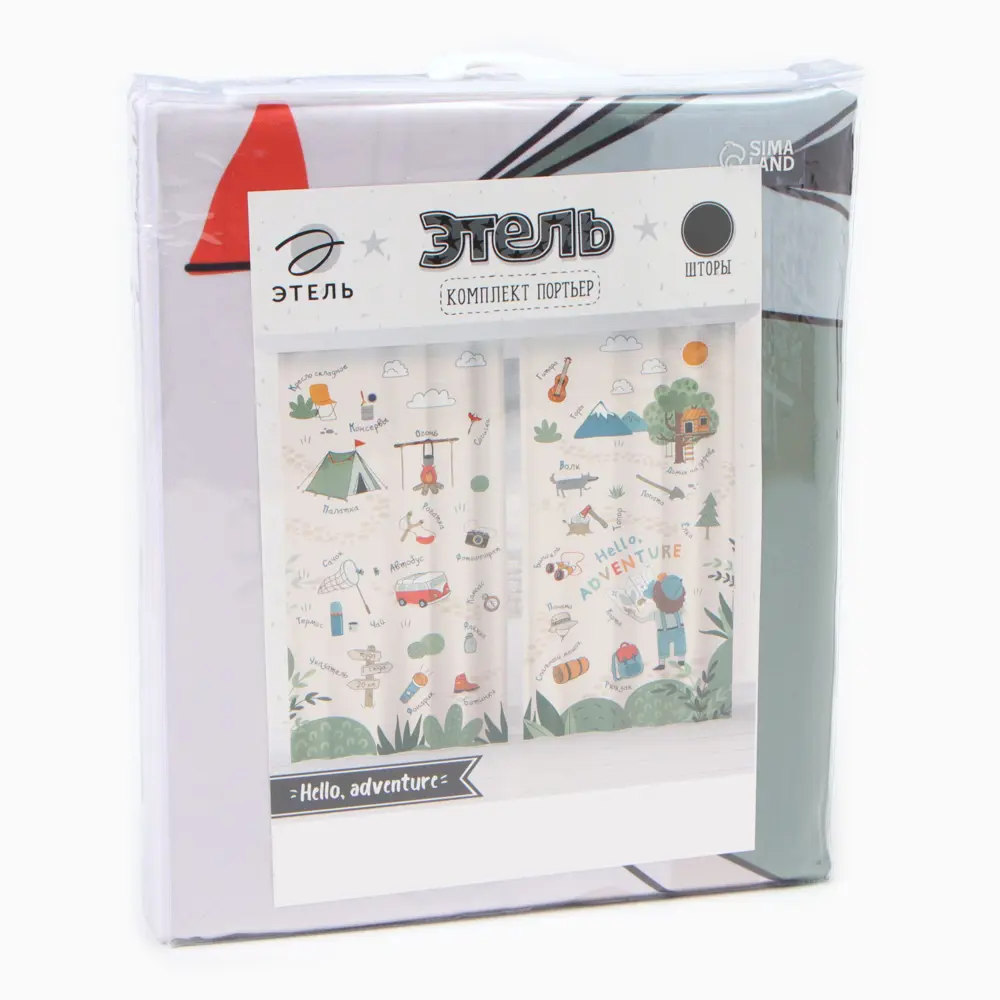 Фото 9 Комплект штор на шторной ленте Этель 10183022 145x260 см цвет бежевый Фото 9 Комплект штор на шторной ленте Этель 10183022 145x260 см цвет бежевый