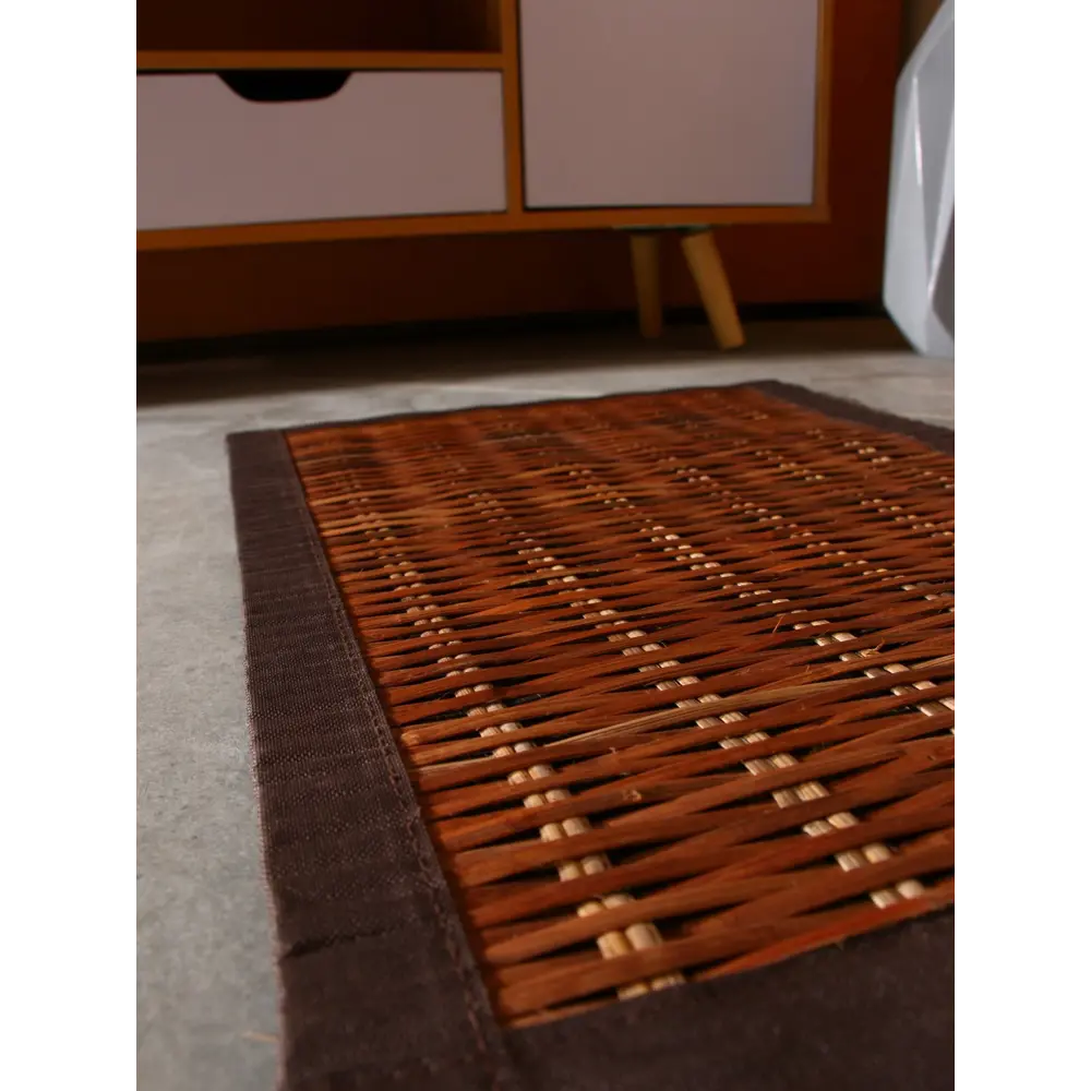 Фото 7 Коврик декоративный плетеный Сима-Ленд ротанг 60х40 см Фото 7 Коврик декоративный плетеный Сима-Ленд ротанг 60х40 см