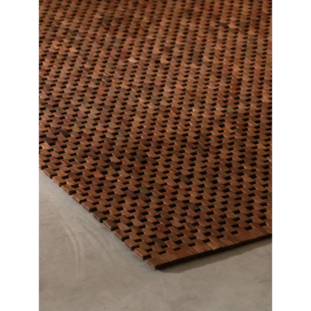 Фото 5 Коврик декоративный плетеный Сима-Ленд тиковое дерево 200х100 см 10464522 Фото 5 Коврик декоративный плетеный Сима-Ленд тиковое дерево 200х100 см 10464522