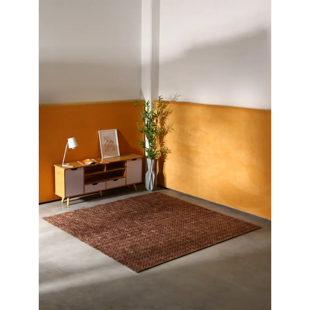 Фото 2 Коврик декоративный плетеный Сима-Ленд тиковое дерево 200х200 см 10464506 Фото 2 Коврик декоративный плетеный Сима-Ленд тиковое дерево 200х200 см 10464506