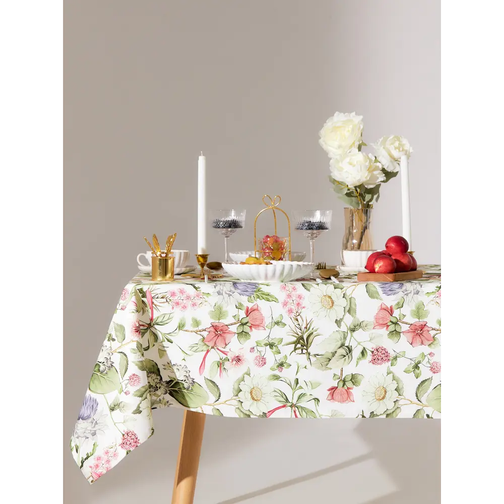 Фото Скатерть на стол Этель Organic home квадратная 146x250 см цвет разноцветный Фото Скатерть на стол Этель Organic home квадратная 146x250 см цвет разноцветный