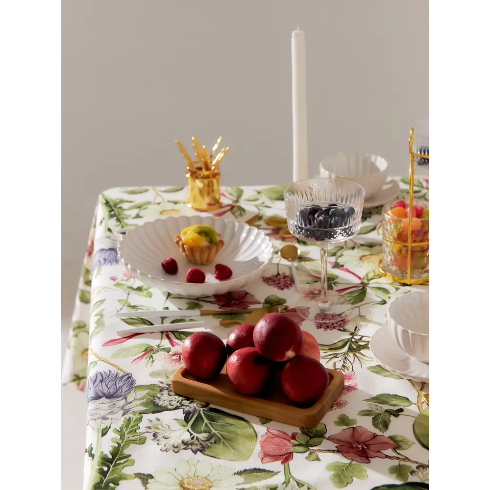 Фото 4 Скатерть на стол Этель Organic home квадратная 146x250 см цвет разноцветный Фото 4 Скатерть на стол Этель Organic home квадратная 146x250 см цвет разноцветный