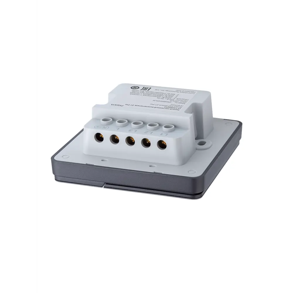 Фото 24 Умный настенный выключатель Aqara Z1 Pro ZNQBKG45LM 4 клавиши цвет графит