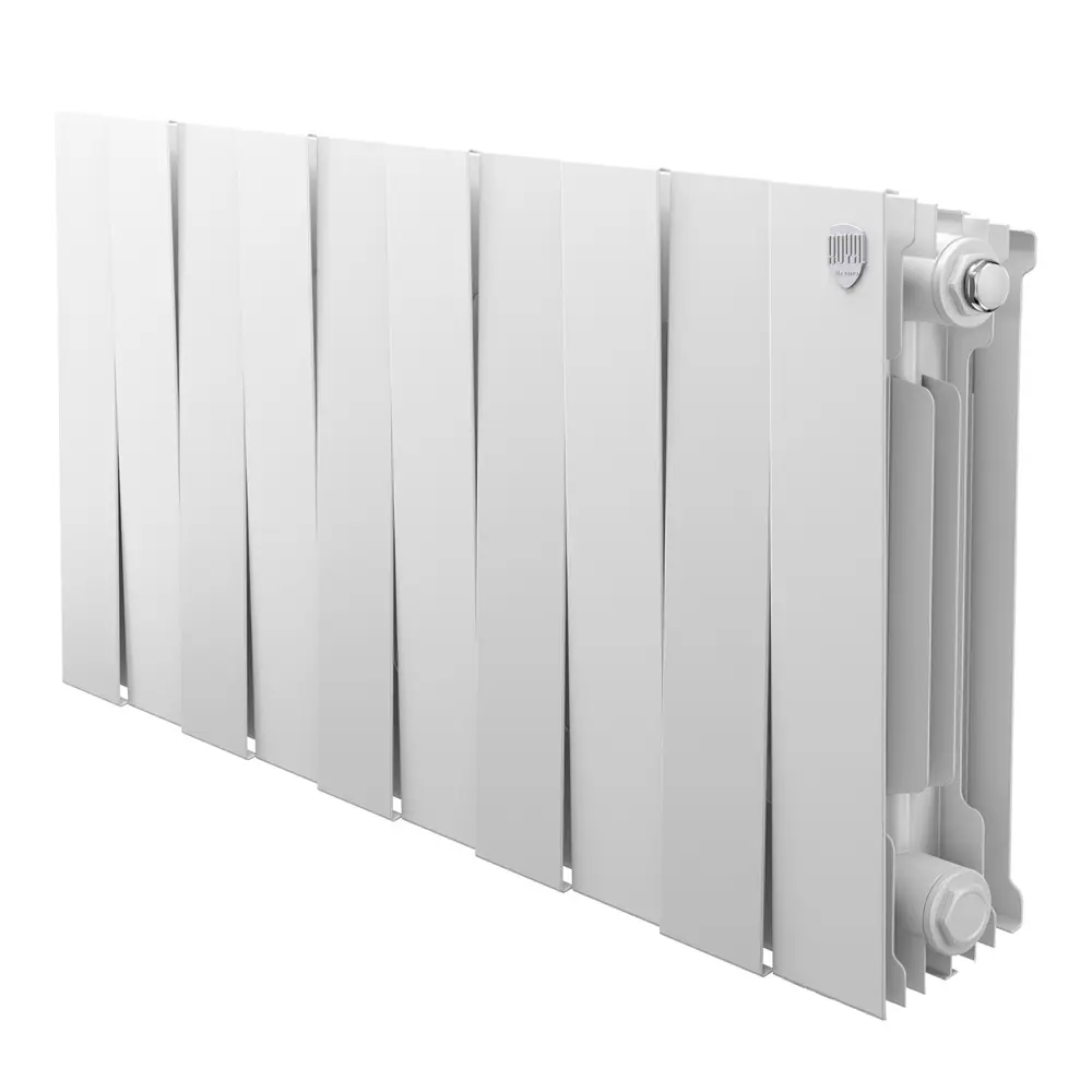 Фото Радиатор секционный Royal thermo PianoForte 300 300/100 10 секций боковое подключение биметалл цвет белый без кроншейнов Фото Радиатор секционный Royal thermo PianoForte 300 300/100 10 секций боковое подключение биметалл цвет белый без кроншейнов