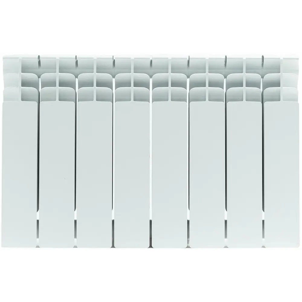 Фото Радиатор секционный Stout Titan 350 SRB-3310-035010 350/100 10 секций боковое подключение биметалл цвет белый с кронштейном Фото Радиатор секционный Stout Titan 350 SRB-3310-035010 350/100 10 секций боковое подключение биметалл цвет белый с кронштейном