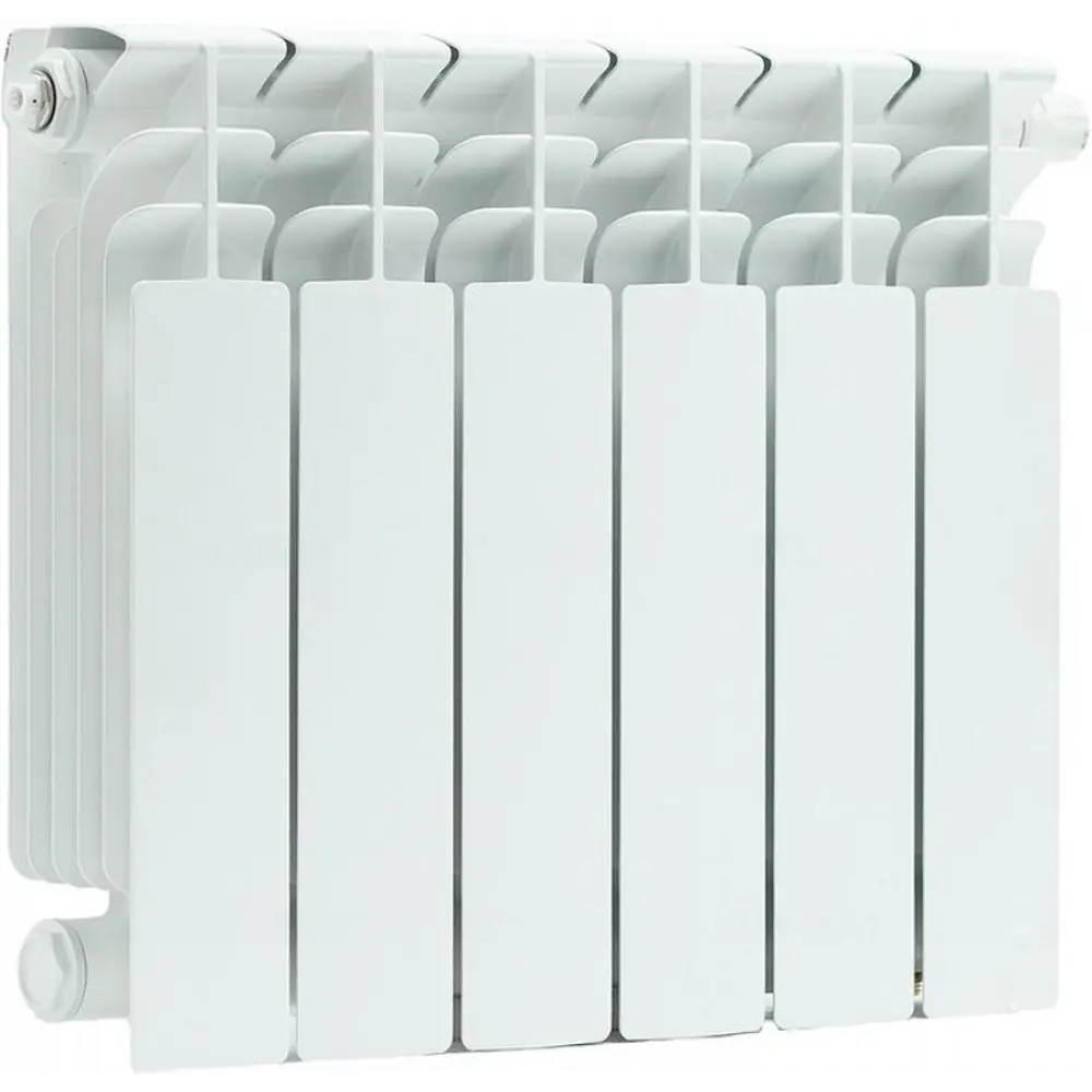 Фото 3 Радиатор секционный Stout Titan 350 SRB-3320-035007 350/100 7 секций боковое подключение биметалл цвет белый с кронштейном Фото 3 Радиатор секционный Stout Titan 350 SRB-3320-035007 350/100 7 секций боковое подключение биметалл цвет белый с кронштейном