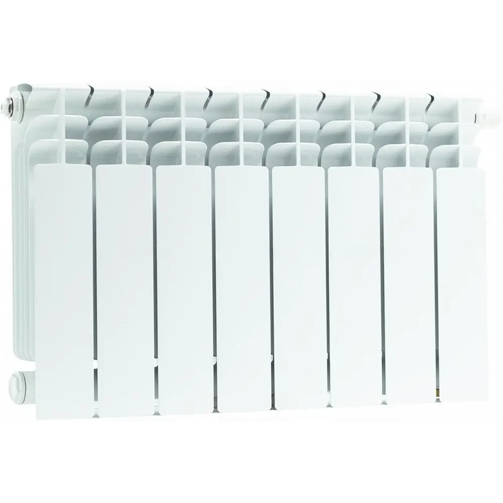 Фото 2 Радиатор секционный Stout Titan 350 SRB-3320-035009 350/100 9 секций боковое подключение биметалл цвет белый с кронштейном Фото 2 Радиатор секционный Stout Titan 350 SRB-3320-035009 350/100 9 секций боковое подключение биметалл цвет белый с кронштейном