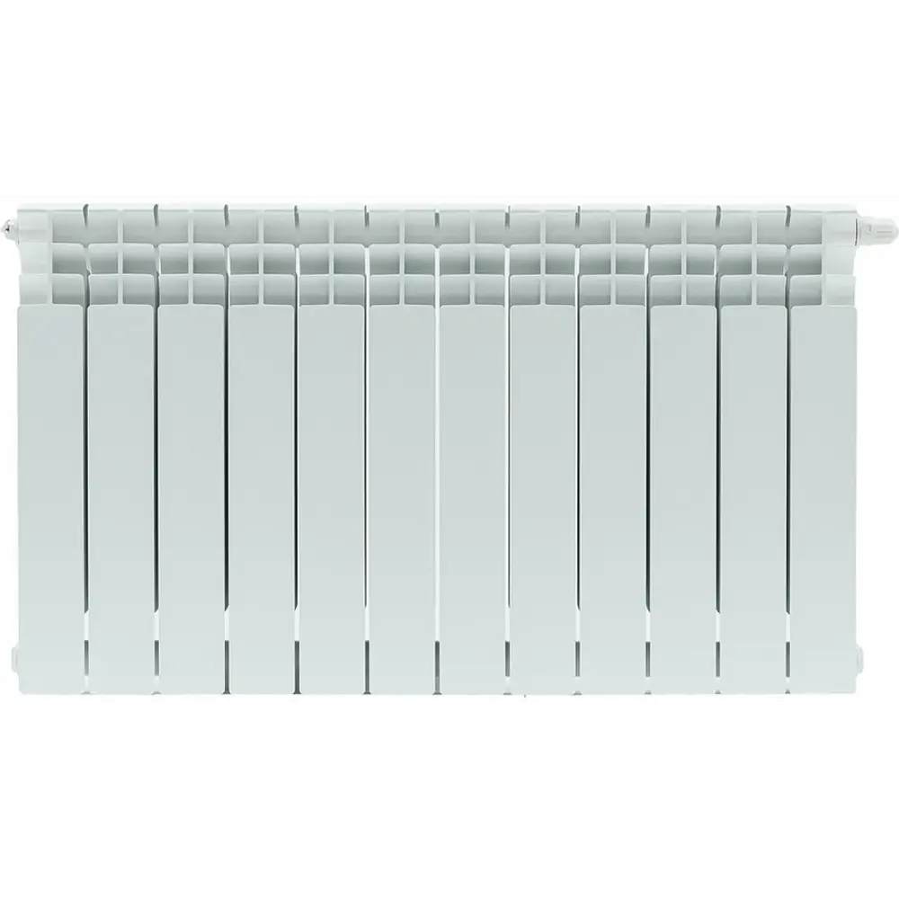 Фото Радиатор секционный Stout Titan 500 SRB-3320-050012 500/100 12 секций боковое подключение биметалл цвет белый с кронштейном Фото Радиатор секционный Stout Titan 500 SRB-3320-050012 500/100 12 секций боковое подключение биметалл цвет белый с кронштейном