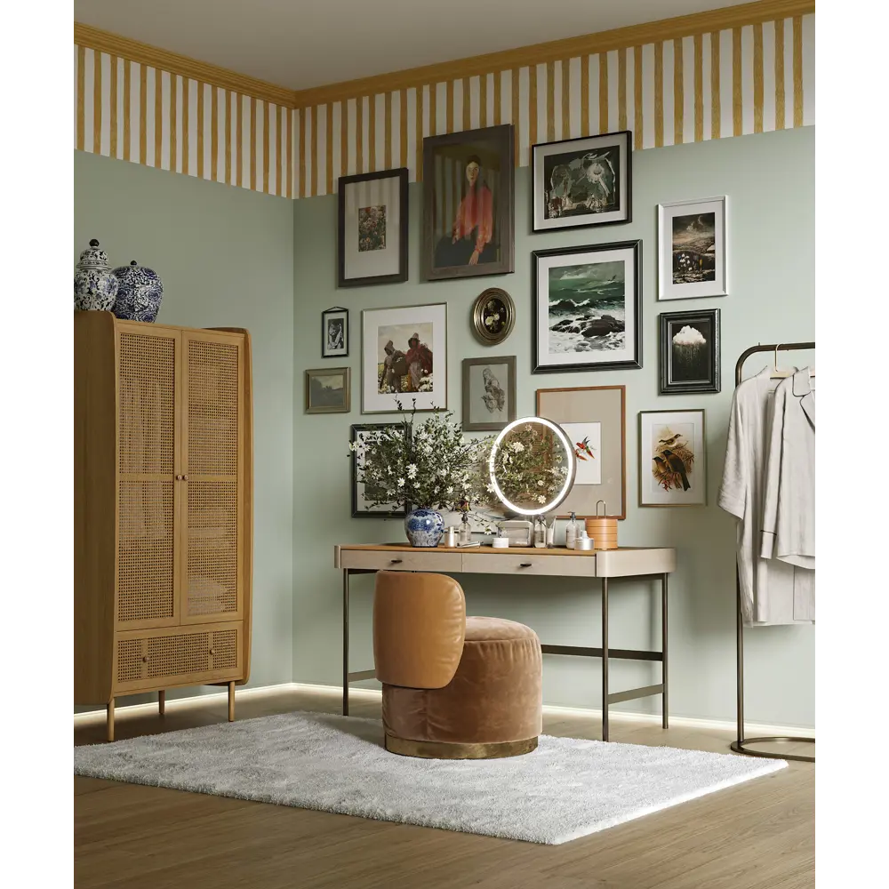 Фото 3 Плинтус Cosca décor 00-00087940 на стену и потолок полистирол белый 2000x100x100 мм 1 шт