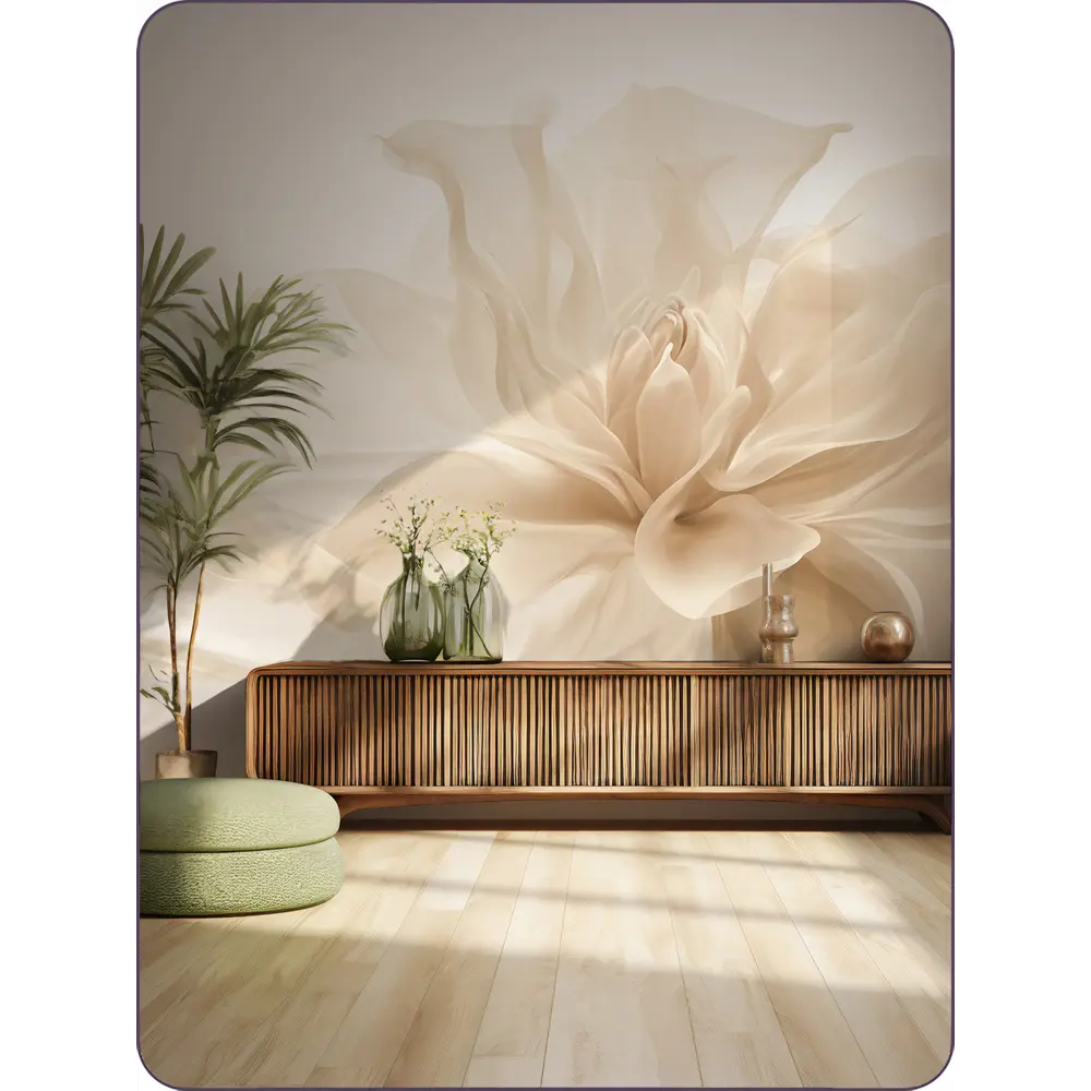 Фото 3 Фотообои флизелиновые Barton wall 3d цветы шелк 200x270 см Фото 3 Фотообои флизелиновые Barton wall 3d цветы шелк 200x270 см