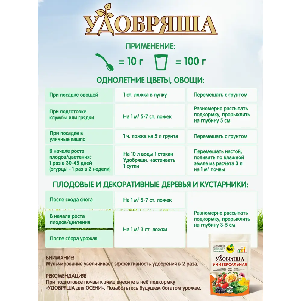 Фото 5 Удобрение Био-комплекс Удобряша универсальное 900 г Фото 5 Удобрение Био-комплекс Удобряша универсальное 900 г