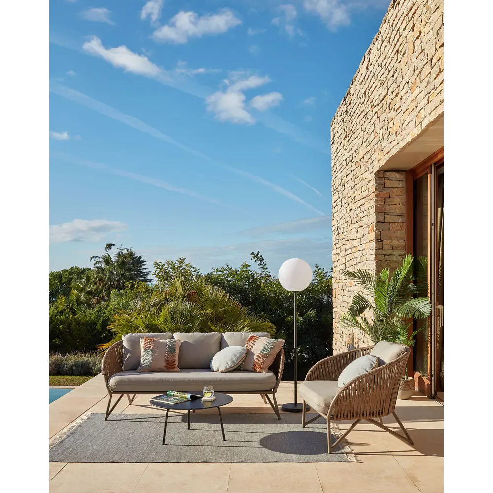 Фото Диван садовый La Forma Branzie 068904 180x90x77 см коричневый Фото Диван садовый La Forma Branzie 068904 180x90x77 см коричневый